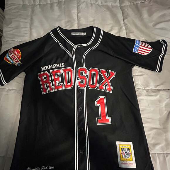 Headgear Classics Other - Vintage True Fan Boston Red Sox Black and Red Fashion Baseball Jersey